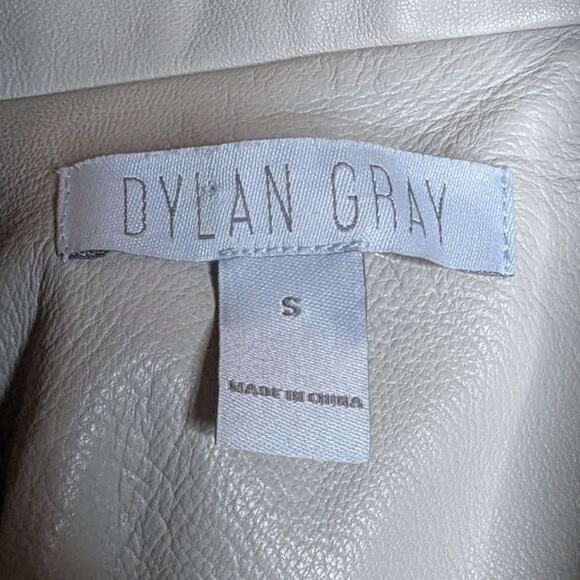 Dylan Gray Women's Dove Gray Genuine Leather Full Zip Moto Biker Jacket S - Picture 4 of 6